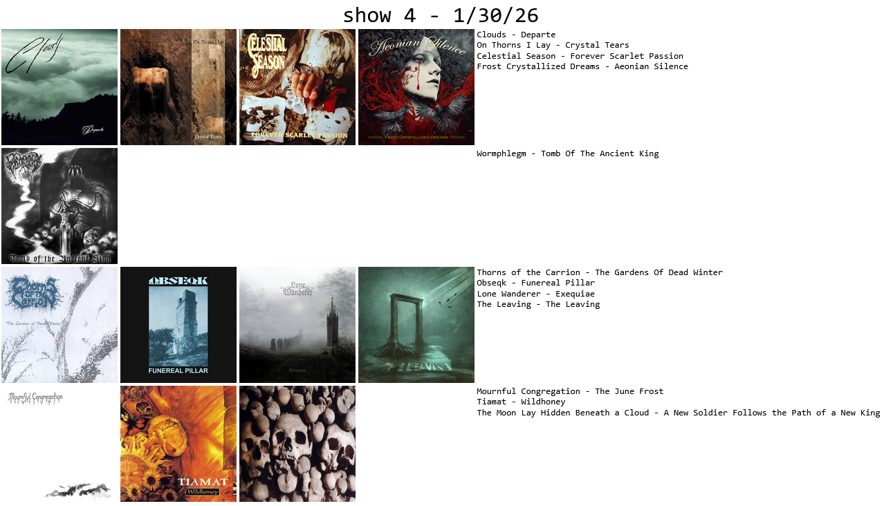 album covers grid 1-30-26